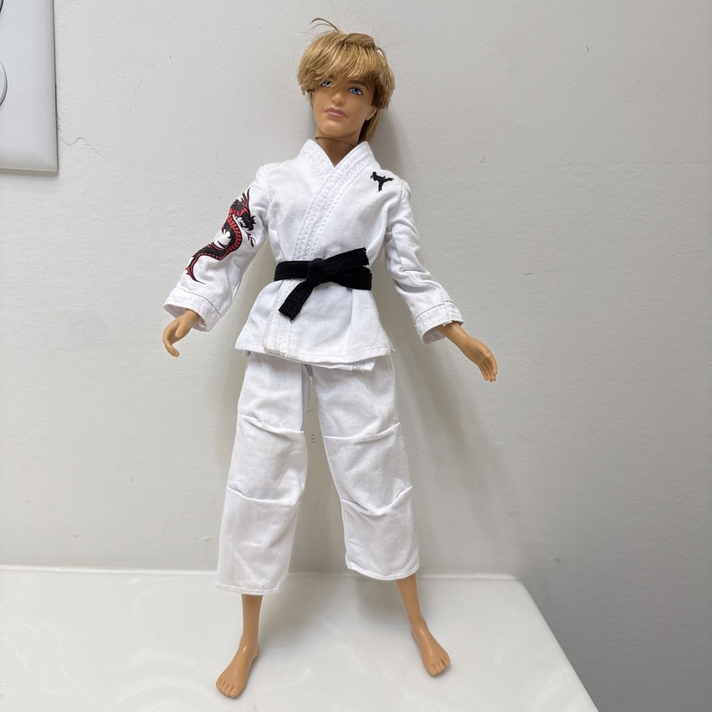 Mattel Ken Doll 12 In With White Karate Uniform 2009